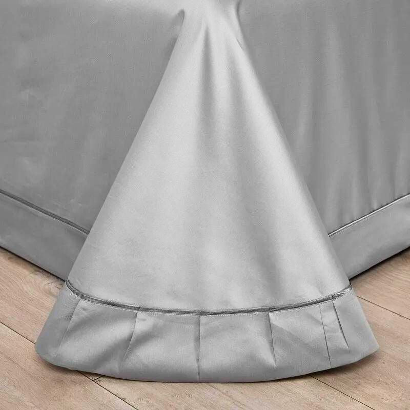 Light Gray 1000 Thread Count Egyptian Cotton Bedding Set – Unmatched Quality and Style!