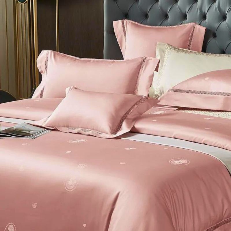 Misty Rose 1000 Thread Count Egyptian Cotton Bedding Set – Unmatched Quality and Style!