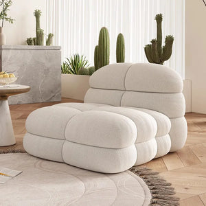 Experience Opulent Comfort with Our Luxury Modern Fabric Living Room Chairs – Elevate Your Space with Simple Household Furniture, Single Sofa Lounge Chair, and Creative Home Backrest Armchair