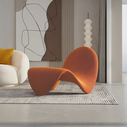 Transform Your Living Space with the Ultimate Tongue Chair – A Stylish Single Designer Sofa for Lazy Lounging in the Living Room or Balcony