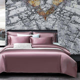 Luxurious 100% Mulberry Silk Duvet Cover Set: Ultra-Soft and Breathable 22 Momme Nature Silk Bedding with 1 Duvet Cover, 1 Bed Sheet, and 2 Pillowcases - Experience Ultimate Comfort and Elegance in Your Bedroom