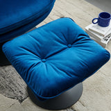 Swivel Leisure Chair Lounge Chair High-Quality Velvet with Ottoman Multiple Color Choices