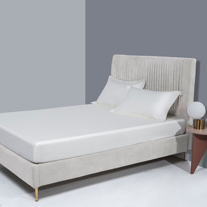 NEW Luxurious Pure White 100% Egyptian Cotton Bedding Set with 1000 Thread Count for Ultimate Comfort and Style