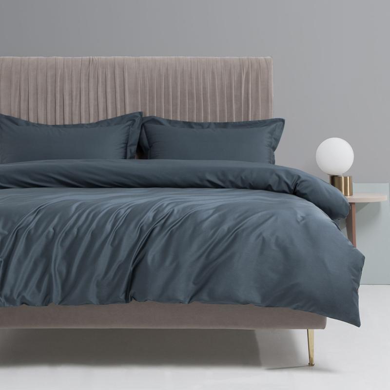 NEW Luxury 100% Egyptian Cotton Bedding Set in Deep Gray-Green: Indulge in the Softness and Durability of 1000 Thread Count Sheets for a Restful Night's Sleep