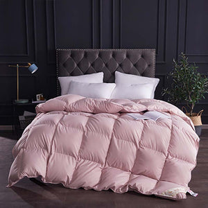 NEW Luxurious Thicken White Goose Down Duvet - Supreme Comfort & Coziness for King Queen Twin Full Size Bedding Set - Ideal Autumn Winter Warm Quilt - Premium Quilted Comforter & Duvet Blanket for Unmatched Relaxation and Sleep Experience