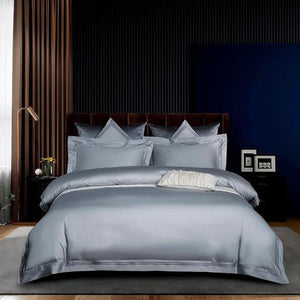 NEW Luxury Egyptian Cotton Bedding Set - Soft and Durable - Includes 1 Sheet and 2 Pillowcases - Queen/King Size - 4 Piece Set