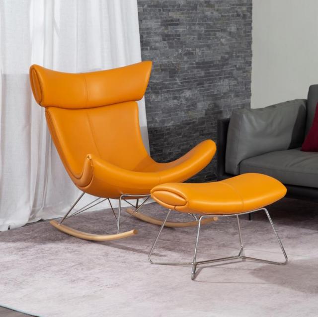 NEW Indulge in Opulent Comfort and Style with Our Iconic Leather/PU Leather Lounge Leisure Chair and Footrest - Available in Multiple Colors for the Ultimate Upgrade Experience!