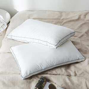 NEW Luxurious 100% Goose Down Pillow: Soft, Fluffy, and Supportive for the Ultimate Sleep Experience