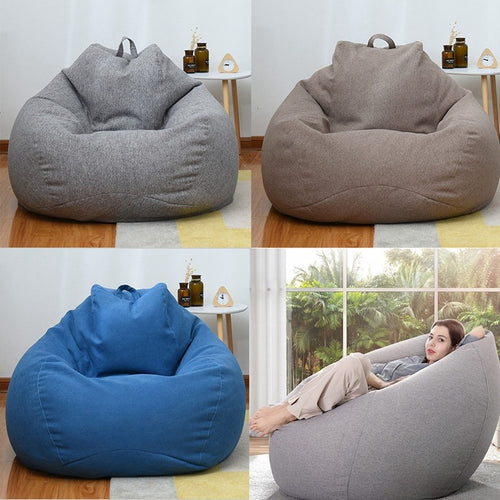 NEW Relax in Ultimate Comfort with the Extra Large Bean Bag Chair Cover - Fits Most Bean Bag Chairs Up to 9 Feet