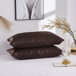 NEW Soft & Shiny Polyester Pillowcases - Experience Ultimate Comfort & Style Every Night