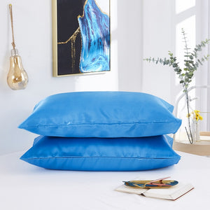 NEW Soft & Shiny Polyester Pillowcases - Experience Ultimate Comfort & Style Every Night